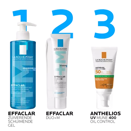 La Roche-Posay Effaclar Zuiverende Reinigingsgel +M Navulling 400 ML
