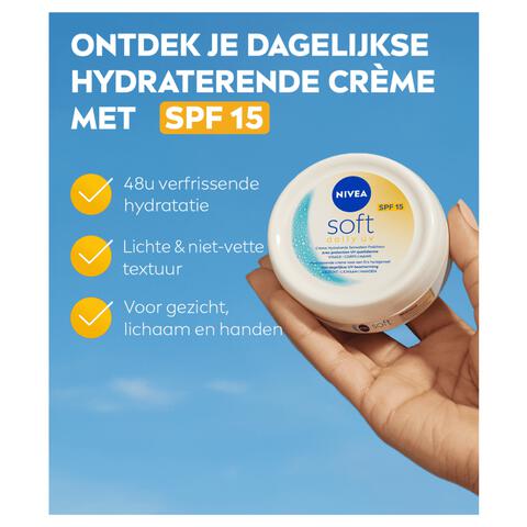 NIVEA Soft Daily UV Bodycrème SPF 15 200 ML
