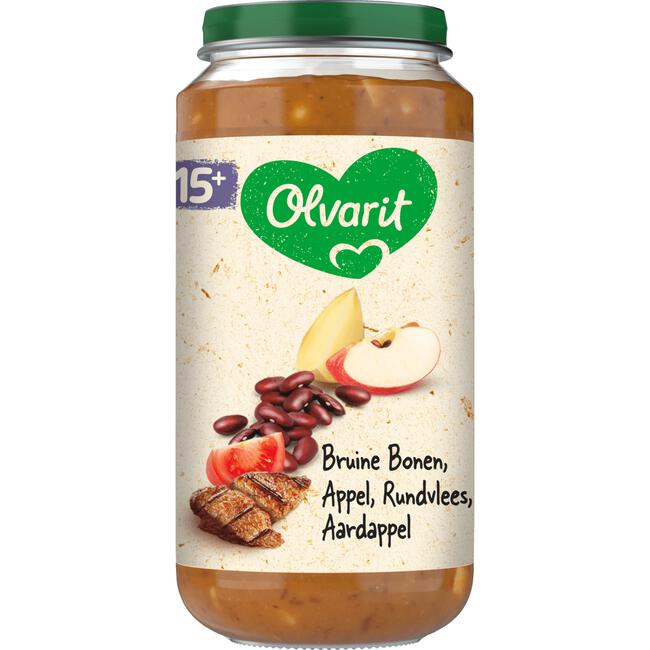 Olvarit 15 maanden 06 bruine bonen appel rundvlees aardappel