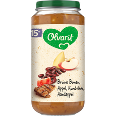 Olvarit 15 maanden 06 bruine bonen appel rundvlees aardappel