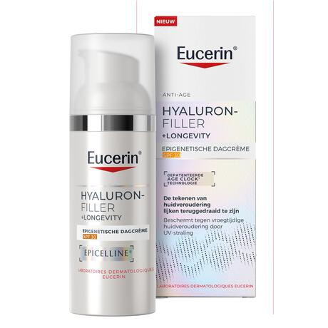 Eucerin Hyaluron-Filler + Longevity Epigenetisch Anti-Age Dagcrème SPF 30 50 ML