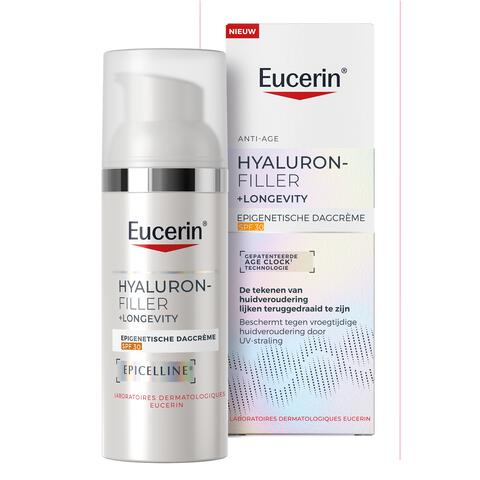 Eucerin Hyaluron-Filler + Longevity Epigenetisch Anti-Age Dagcrème SPF 30 50 ML