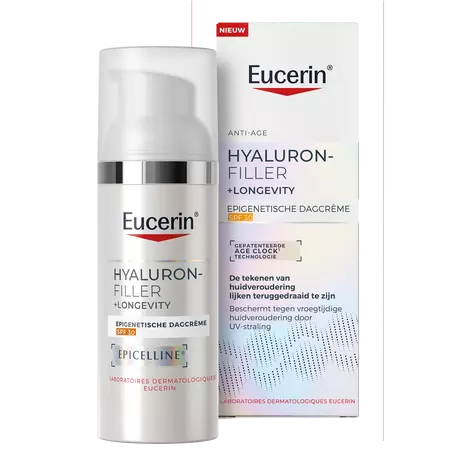 Eucerin Hyaluron-Filler + Longevity Epigenetisch Anti-Age Dagcrème SPF 30 50 ML
