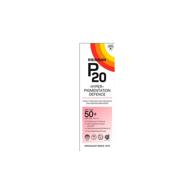 P20 Hyperpigmentation Defence Zonnebrand Gezicht SPF 50+ 50 ML
