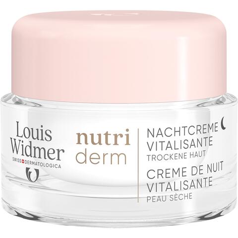 Louis Widmer Nutriderm Nachtcrème Vitalisante Licht Geparfumeerd 50 ML