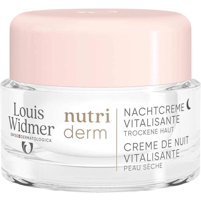 Louis Widmer Nutriderm Nachtcrème Vitalisante Licht Geparfumeerd 50 ML