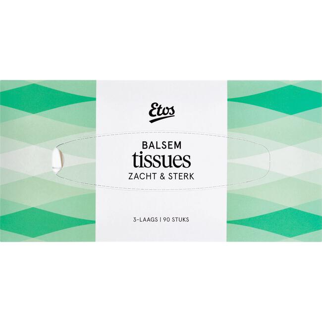 Etos Balsam 3-Laags Tissues 90 stuks
