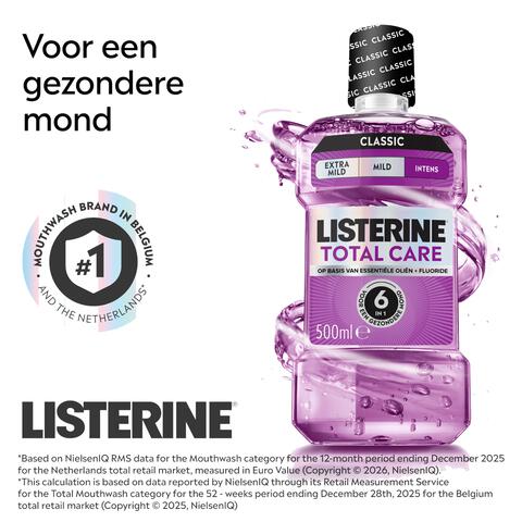 Listerine® Total Care Tandbescherming Mondwater 500 ML