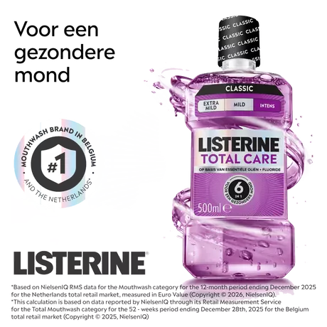 Listerine® Total Care Tandbescherming Mondwater 500 ML