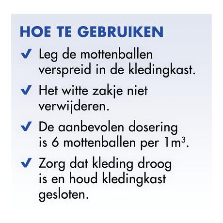 Roxasect Mottenballen 20 stuks