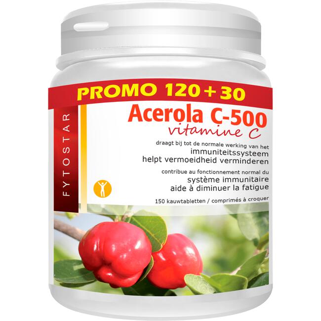 Fytostar Acerola C-500 Vitamine C Maxi 150 tabletten
