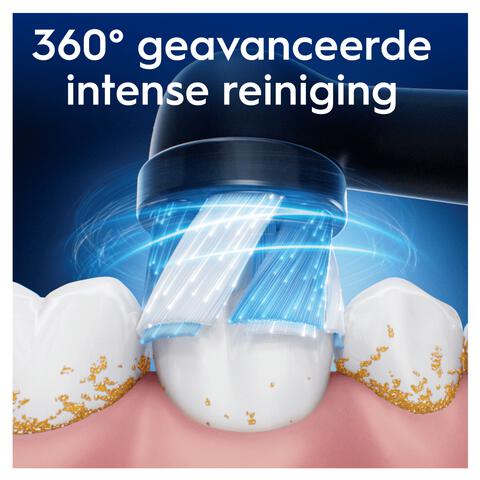 Oral-B iO Ultimate Clean Opzetborstels Zwart 4 Stuks