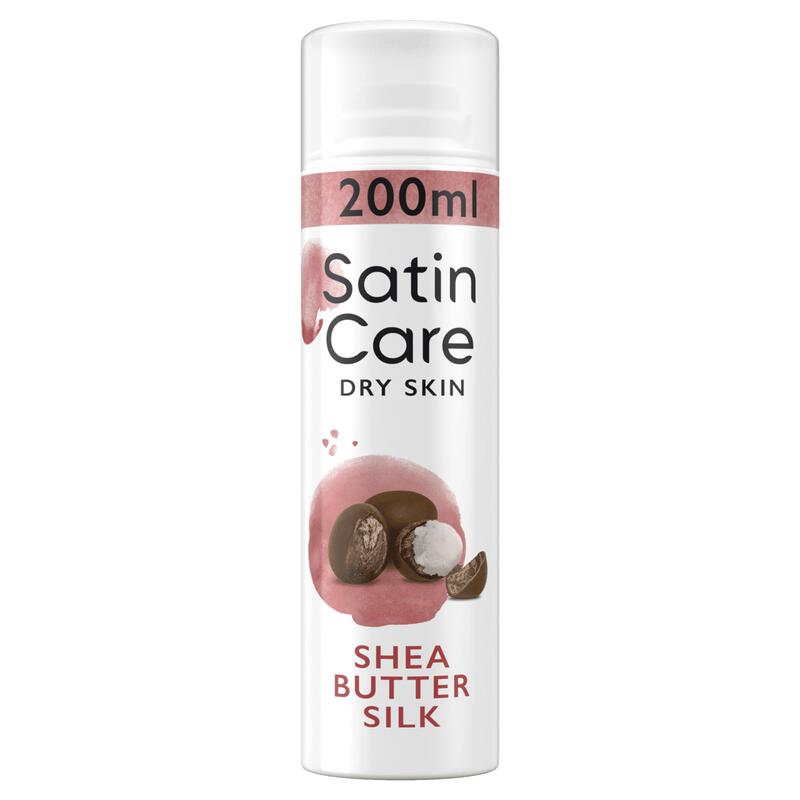 Satin Care Scheergel Droge Huid 200 ML