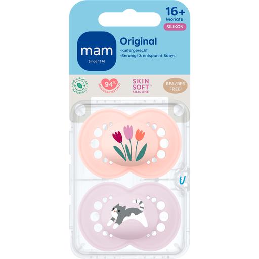 MAM Original Fopspeen 16+ Maanden Roze 2 stuks