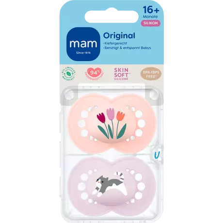 MAM Original Fopspeen 16+ Maanden Roze 2 stuks