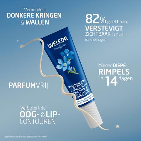 Weleda Blauwe Gentiaan & Edelweiss Oog-en Lipcountourcrème 10 ML