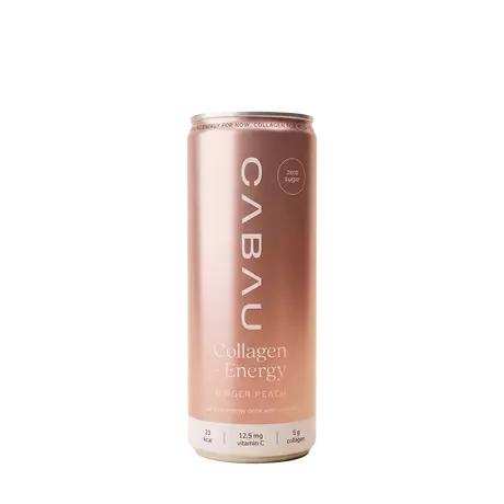 Cabau Collagen + Energy Ginger Peach 250 ml