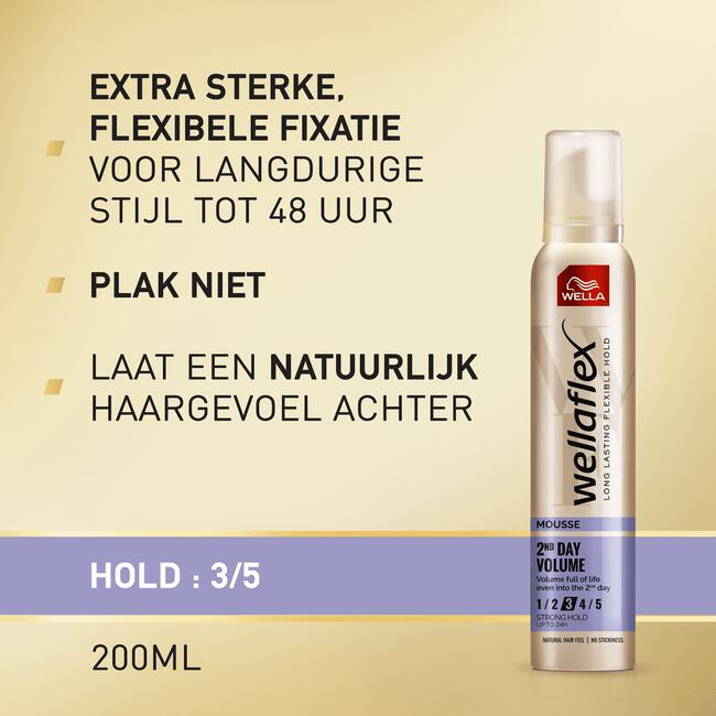 Wella WellaFlex 2nd Day Volume Extra Strong ​Mousse 200 ML