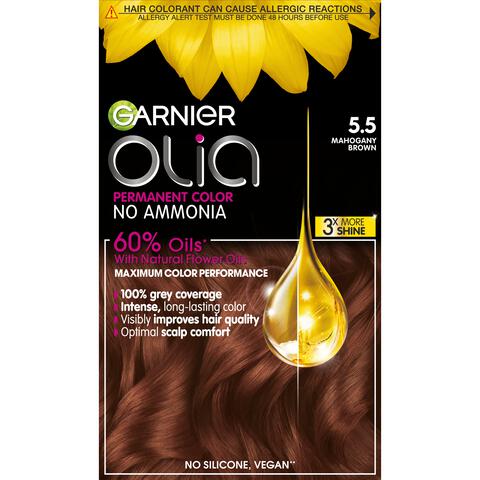 Garnier Olia Mahonie Lichtbruin 5.5 Permanent Zonder Ammoniak