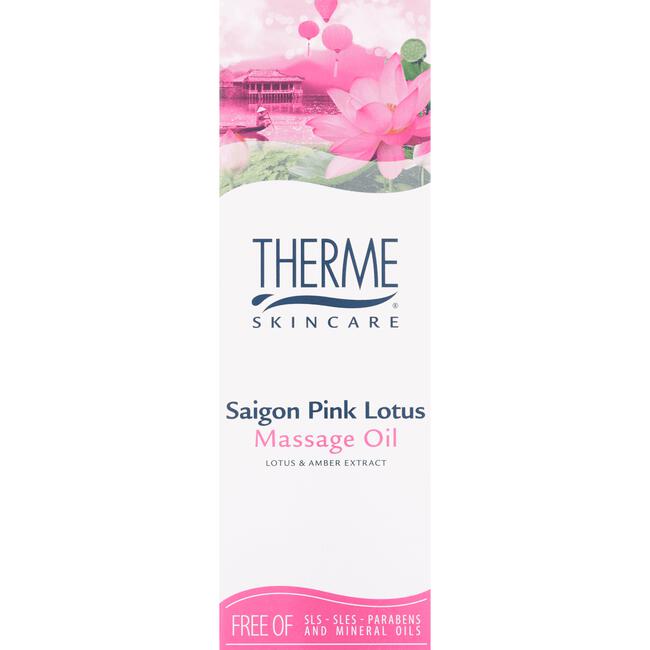 Therme Saigon Pink Lotus Massage Oil 125 ML