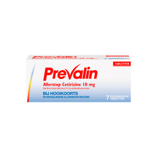 Prevalin Allerstop Hooikoorts Tabletten Cetirizine 10mg 7 stuks