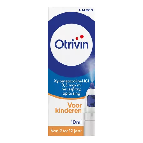 Otrivin XylometazolineHCL 0,5 mg/ml Neusspray voor kinderen bij verstopte neus 10 ML