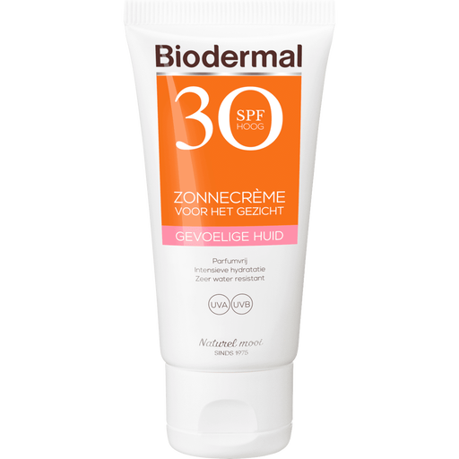 Biodermal Gevoelige Huid Zonnecrème Gezicht SPF30 50 ML