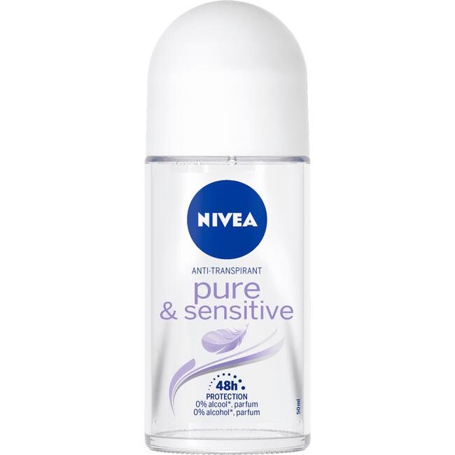 NIVEA Pure & Sensitive Deodorant Roller 50 ML