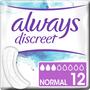Always Discreet Verband Voor Urineverlies 0% Normal 12 stuks