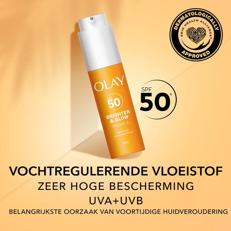 Olay Brighten & Glow Vitamin C Hydraterende Creme SPF50 50ML
