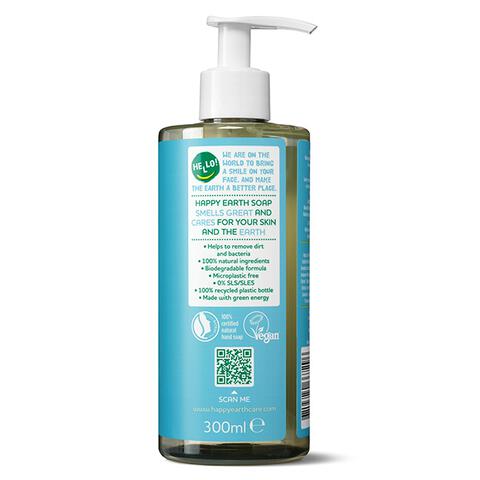 Happy Earth 100% Natuurlijke Cedar Lime Handzeep 300 ML