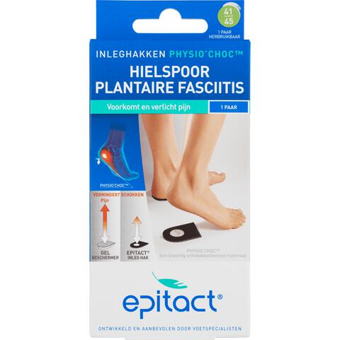 Epitact Hielspoor Inleghakken met Physio'Choc Maat41-45
