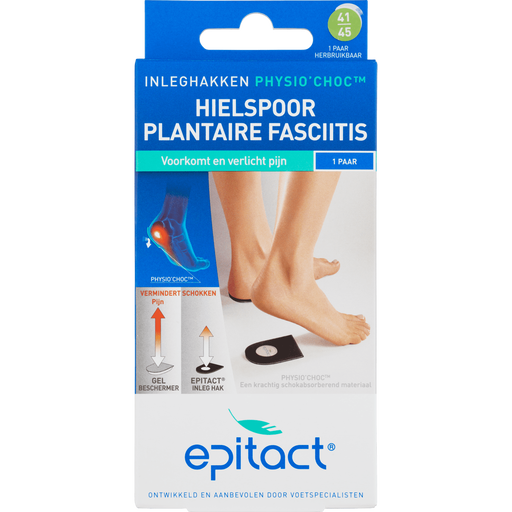 Epitact Hielspoor Inleghakken met Physio'Choc Maat41-45