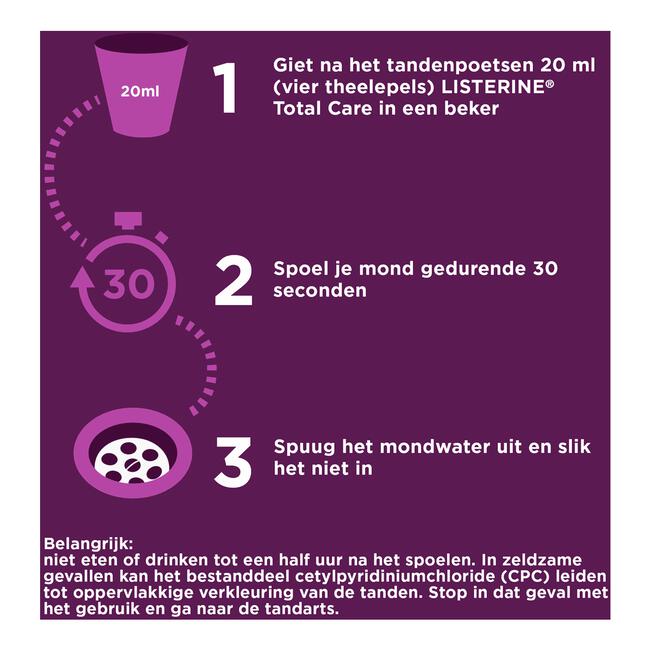 Listerine® Total Care Mondspoeling 95 ML