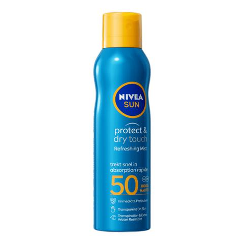 NIVEA SUN Protect & Dry Touch Zonnebrand Vernevelende Spray SPF 50 200 ML