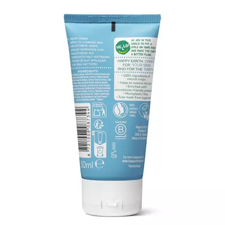Happy Earth 100% Natuurlijke Face Care Nourishing Night Cream 50 ML