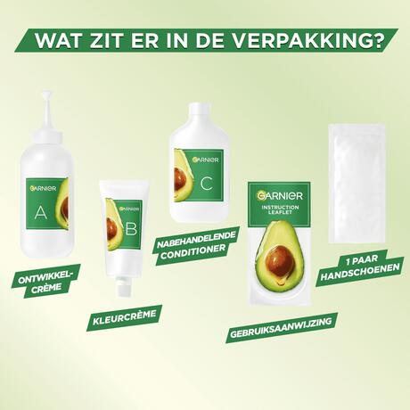 Garnier Nutrisse Crème Permanente Haarverf 1 Zwart