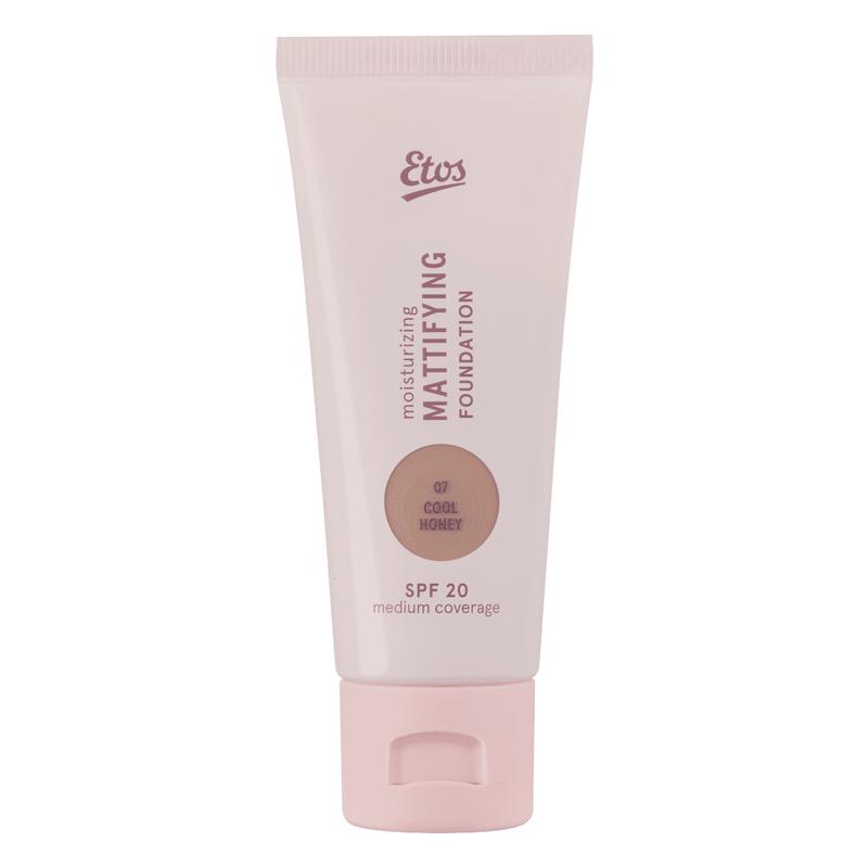 Etos Moisturizing Mattifying Foundation SPF 20 07 Cool Honey