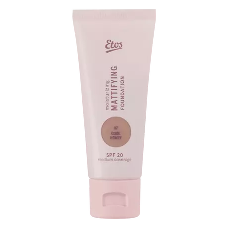 Etos Moisturizing Mattifying Foundation SPF 20 07 Cool Honey