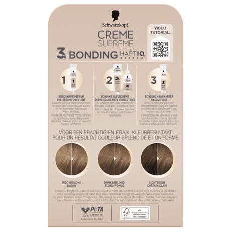 Schwarzkopf Creme Supreme Haarkleuring 7-16 Cool As Donkerblond