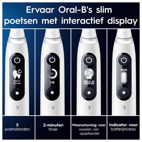 Oral-B iO 6S Wit Elektrische Tandenborstel By Braun