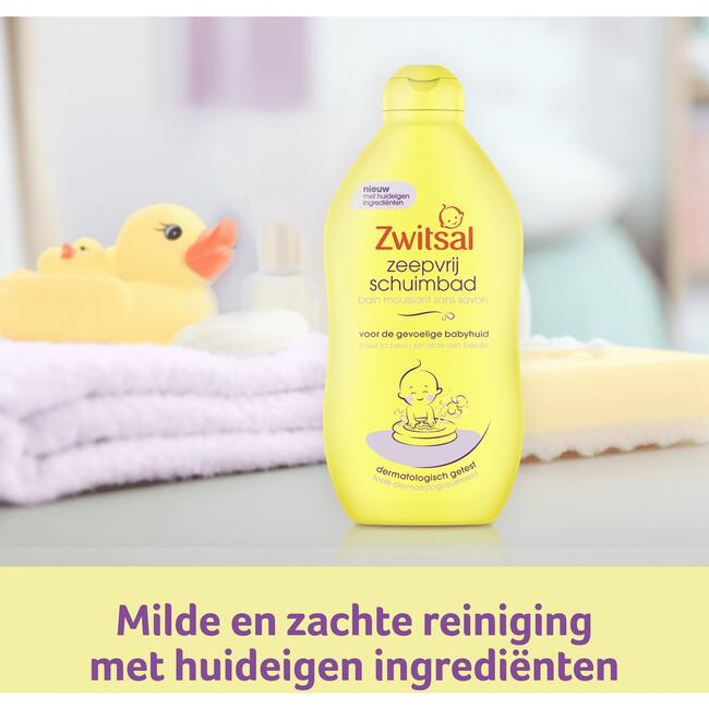 Kalmte volwassene Verslaggever Zwitsal Baby Zeepvrij Schuimbad 400 ML 400 ML | Etos