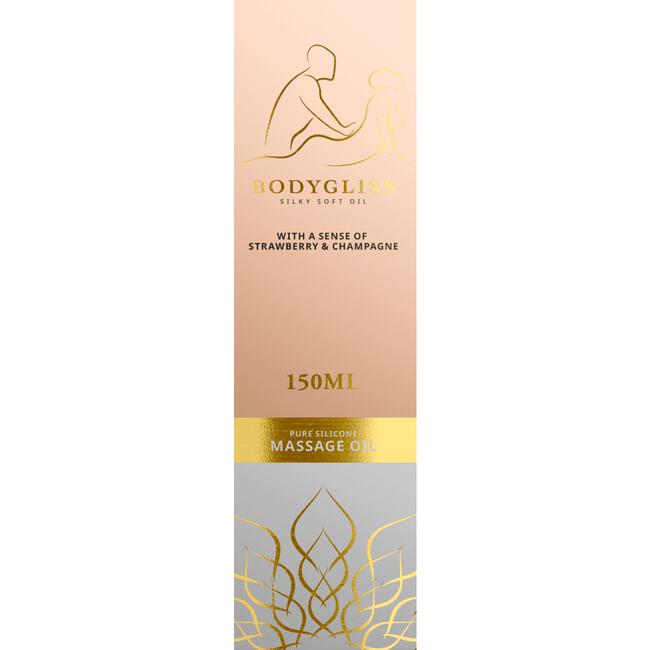 Bodygliss Massageolie Glijmiddel - Aardbei