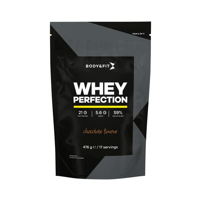 Body&Fit Whey Perfection Eiwitpoeder Chocolate 476 GR
