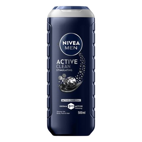 NIVEA MEN Active Clean 5-In-1 Douchegel & Shampoo 500 ML
