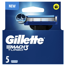Gillette Mach3 Turbo Navulmesjes 5 Stuks