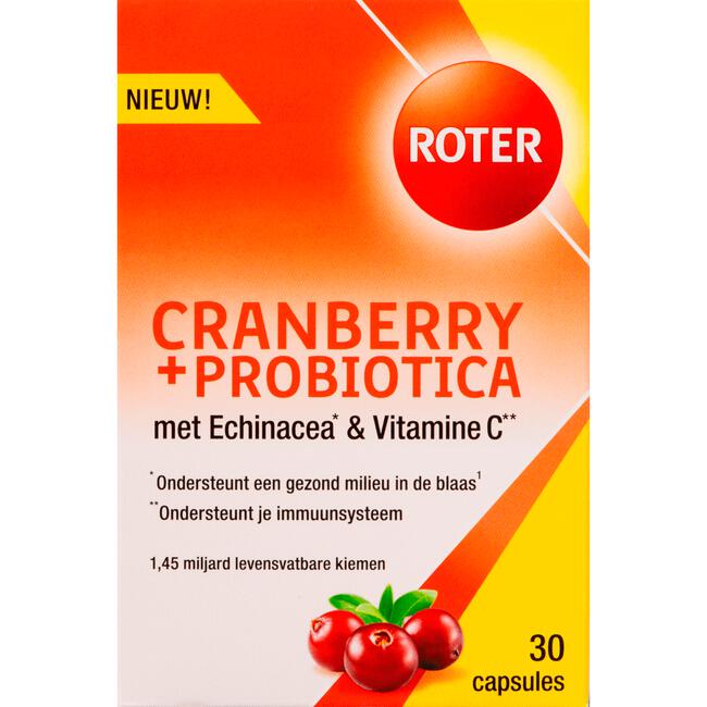 Roter Cranberry + Probiotica 30 Stuks