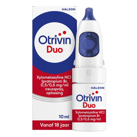 Otrivin Duo Xylometazoline HCl Ipratropium Br, 0,5/0,6 MG/ML Neusspray 10 ML