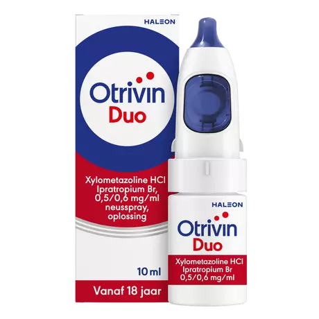 Otrivin Duo Xylometazoline HCl Ipratropium Br, 0,5/0,6 MG/ML Neusspray 10 ML
