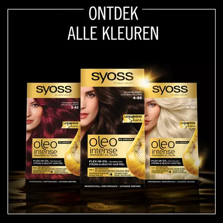 Syoss Oleo Intense  Permanente Haarkleuring 1-10 Intens Zwart/Noir Intense
